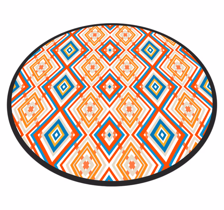 Covor de vinil geometric element vibrant - TenStickers