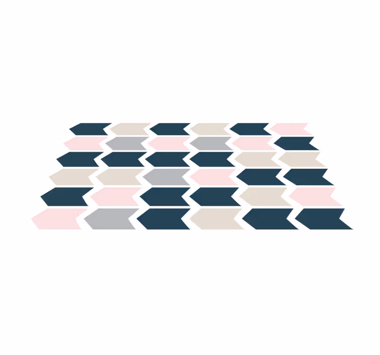 Covor de vinil geometric cu model geometric stylish - TenStickers
