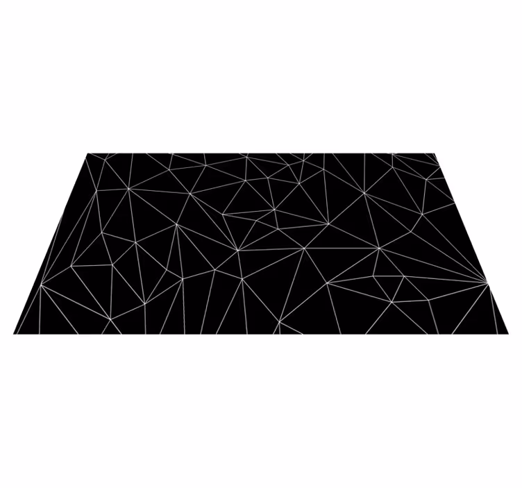 Covor de vinil geometric linii geometrice - TenStickers