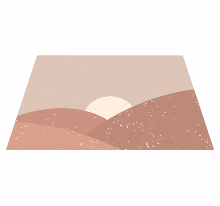Covor vinil minimalist peisaj abstract - TenStickers