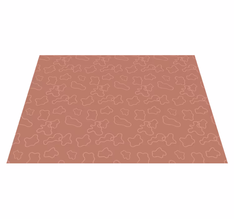 Teracota cercuri neregulate covoare geometrice - TenStickers