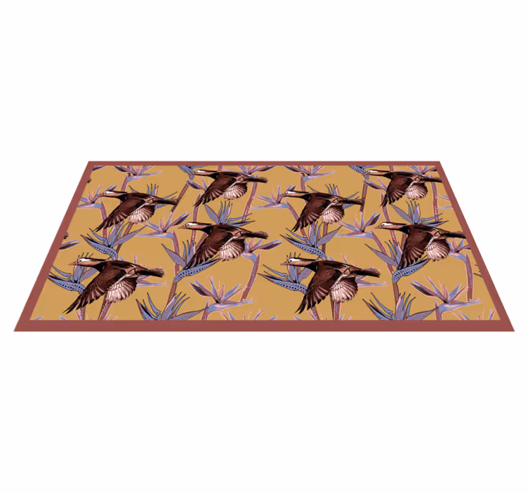 Covor vinil animal model de rațe zburătoare - TenStickers