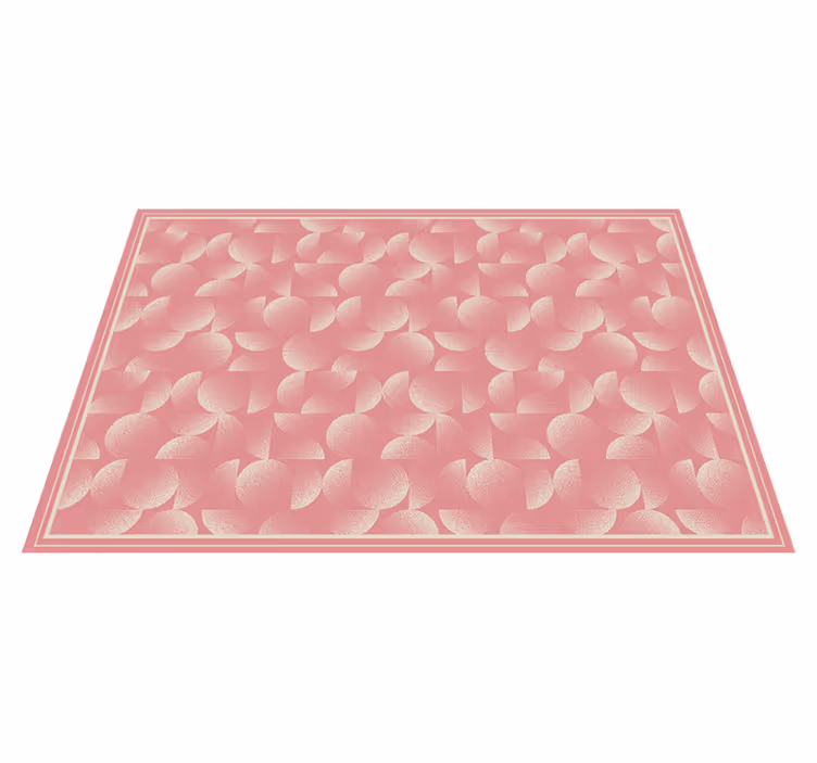 Semicercuri pastel cu margini covoare geometrice - TenStickers