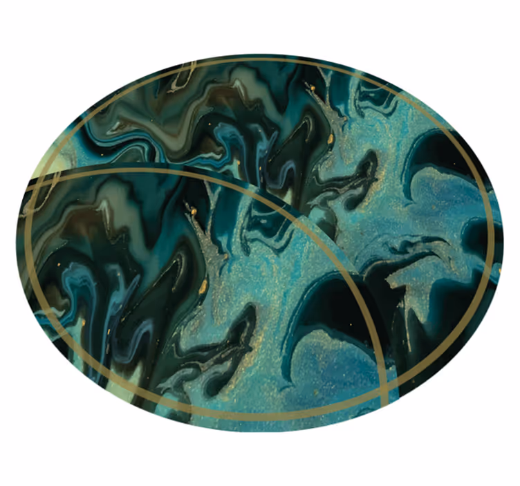 Covor nordic noabstract verde design - TenStickers