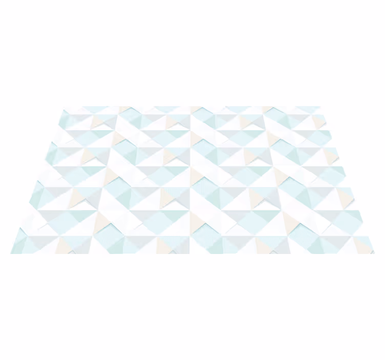 Covor de vinil geometric suprapunere cu model geometric - TenStickers