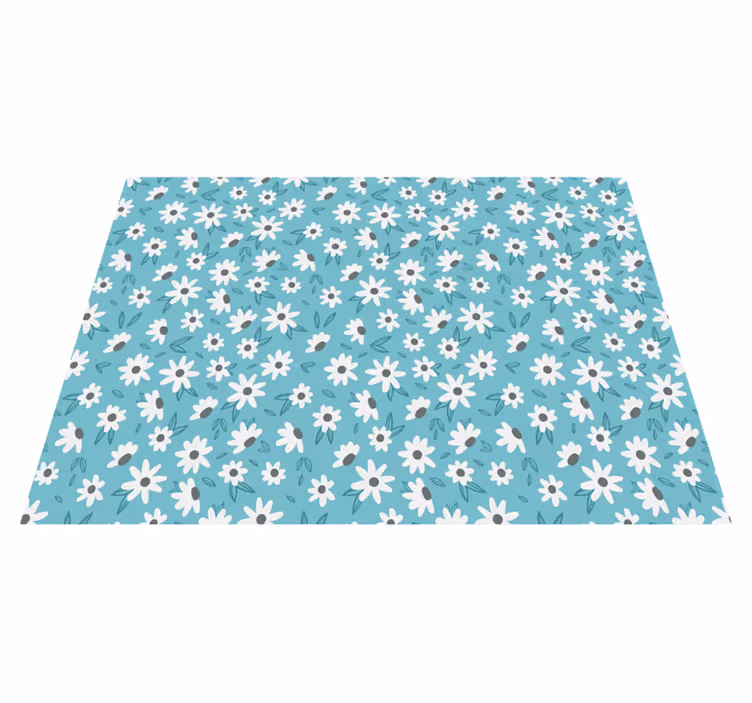 Covor vinil flori și plante decor cu model floral - TenStickers