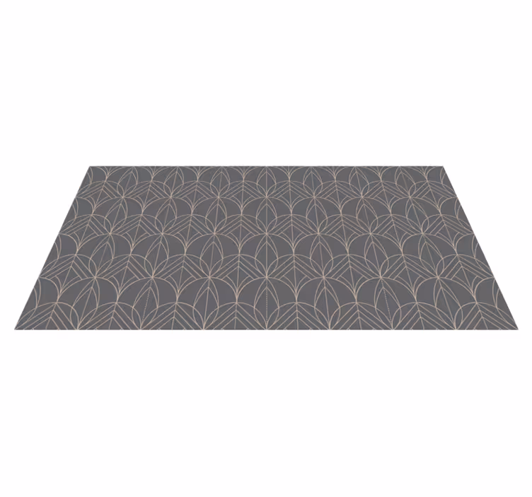 Covor de vinil geometric model geometric gri - TenStickers