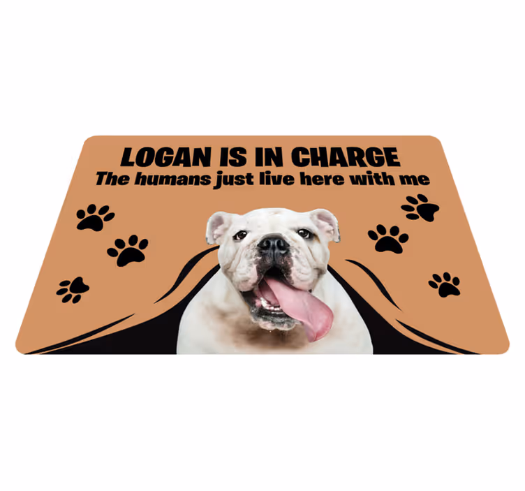 Covor vinil hol intrare fotografie personalizată pentru animale d - TenStickers
