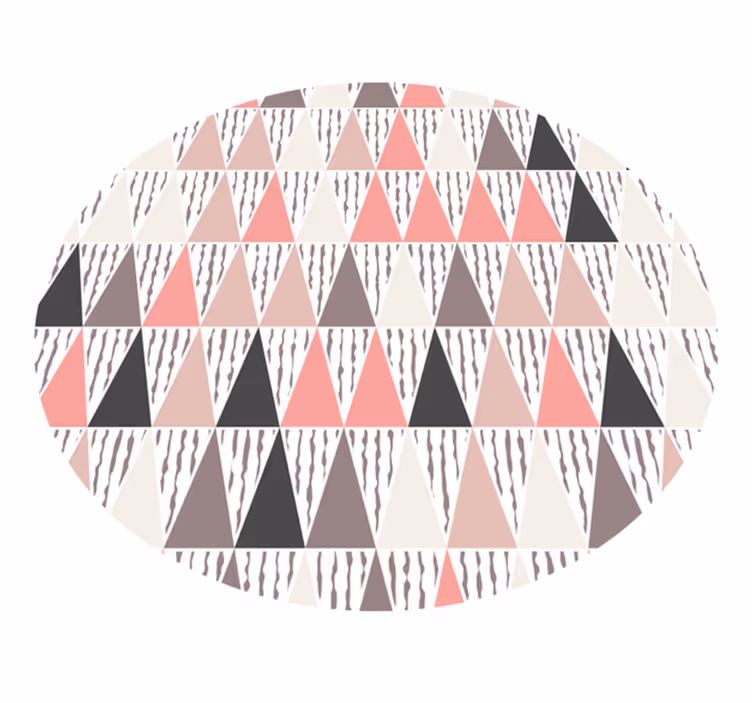 Covor nordic model triunghiuri de culoare - TenStickers