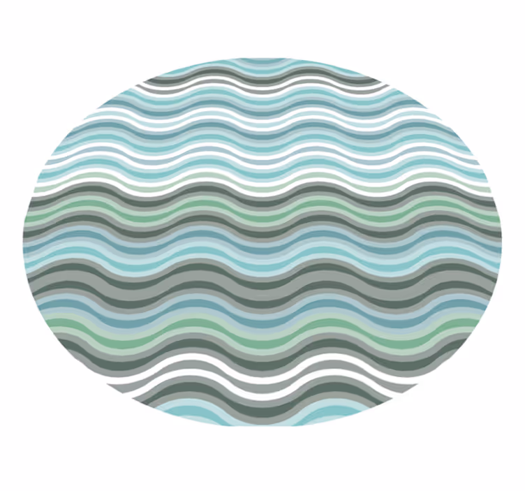 Covor nordic valuri scandinave - TenStickers