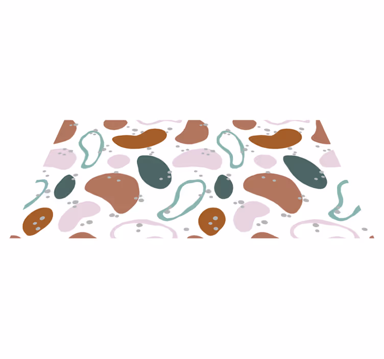 Covor minimal cu model neregulat de formă abstractă - TenStickers