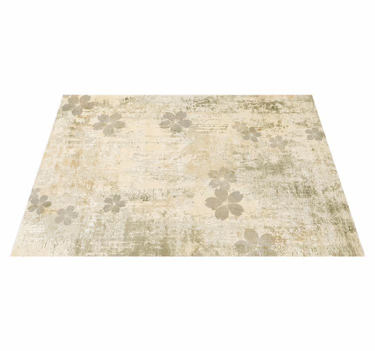 Covor de vinil hol eleganță florală subtilă - TenStickers