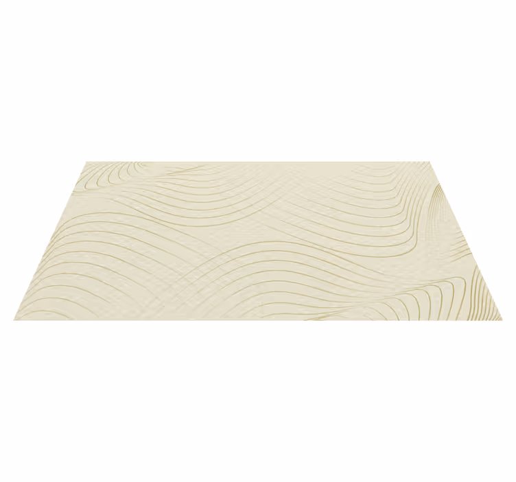 Covor vinil minimalist artă în linie curgătoare - TenStickers