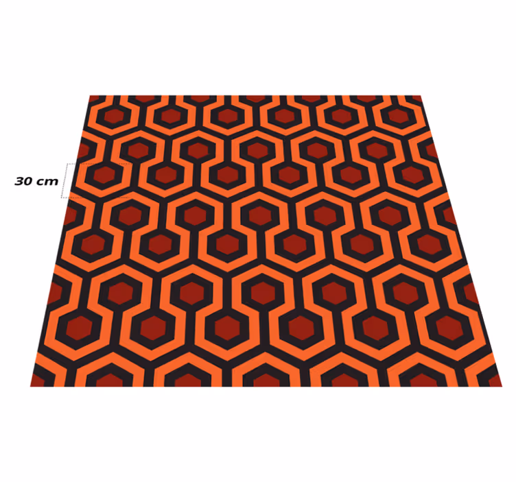 Hol strălucitor covor cu model geometric - TenStickers