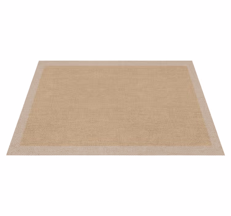 Covor minimalist natural teplon bej - TenStickers