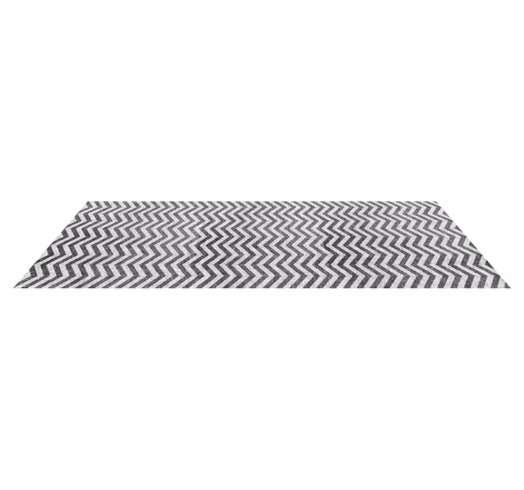 Covoare geometrice pentru hol cu model în zig-zag - TenStickers