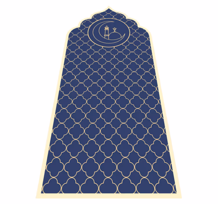 Covor PVC albastru model albastru - TenStickers