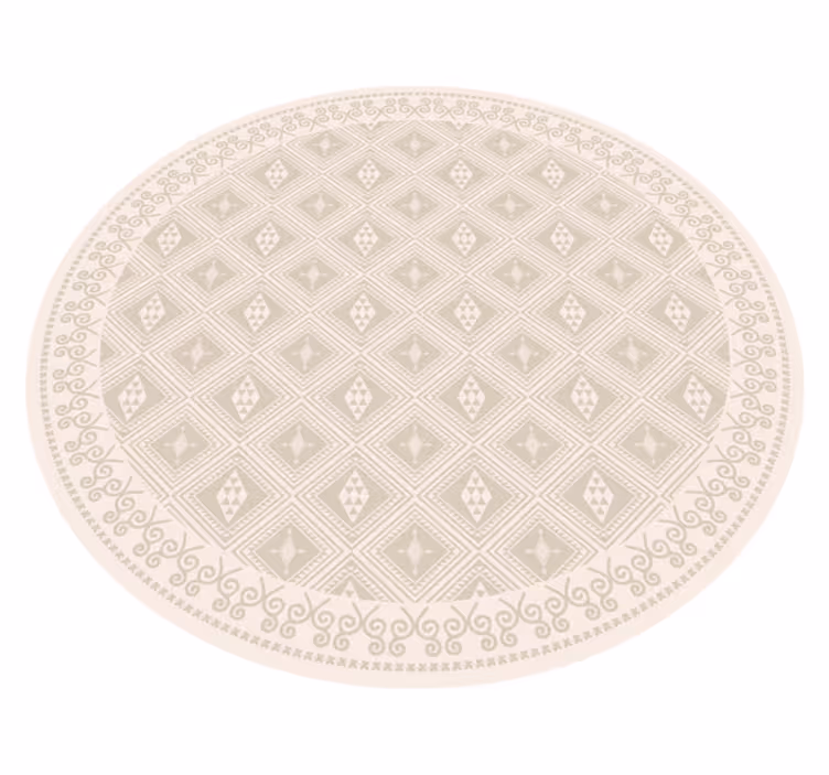 Covor de vinil bej pierderi tribale - TenStickers