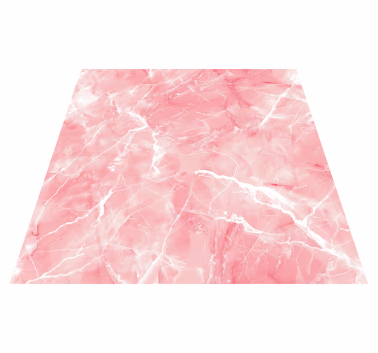 Covor de vinil marmura nuanță pastelată roz - TenStickers
