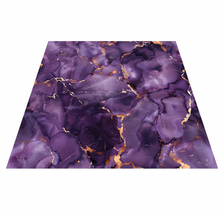 Covor de vinil marmura culoare violetă - TenStickers