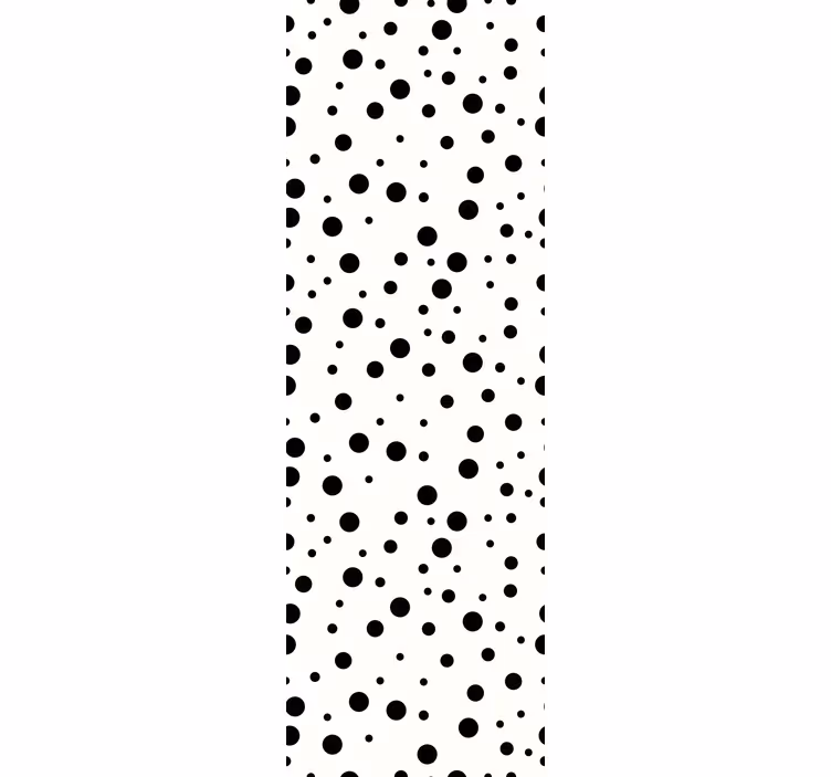 Cercuri tapet modele circulare negre - TenStickers