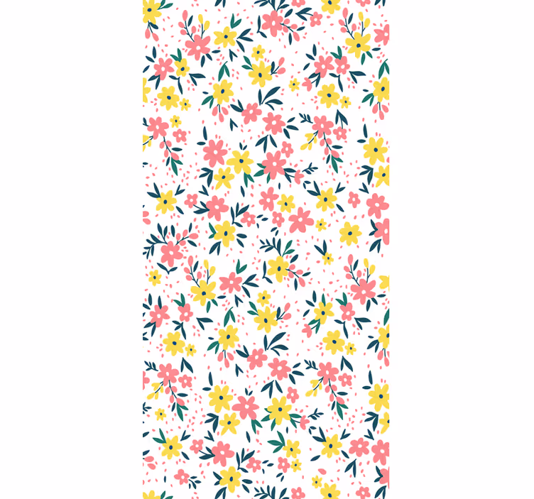 Tapet flori model elegant colorat - TenStickers