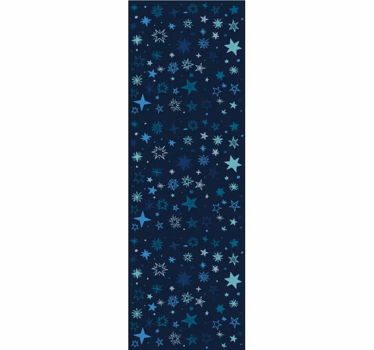 Tapet stele scena de noapte albastră - TenStickers
