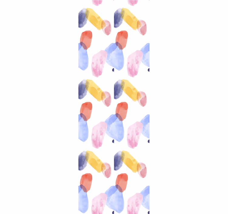 Tapet abstract modele de culoare moale - TenStickers