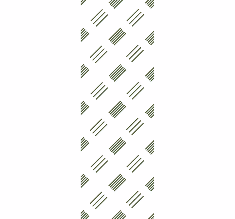 Tapet modern design modern verde și alb - TenStickers