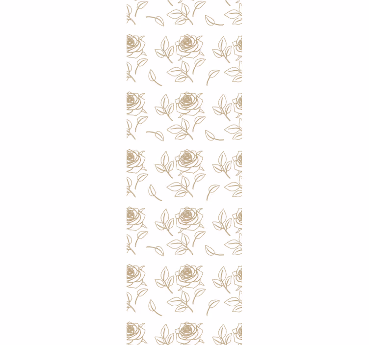 Tapet flori modele elegante de trandafiri - TenStickers