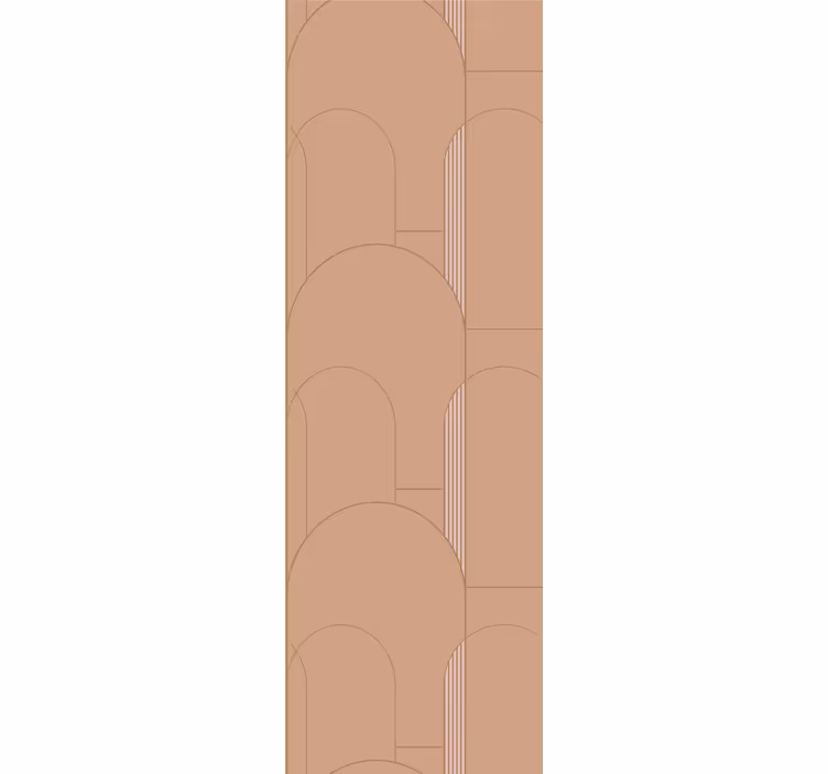 Tapet modern modele de arc bej - TenStickers