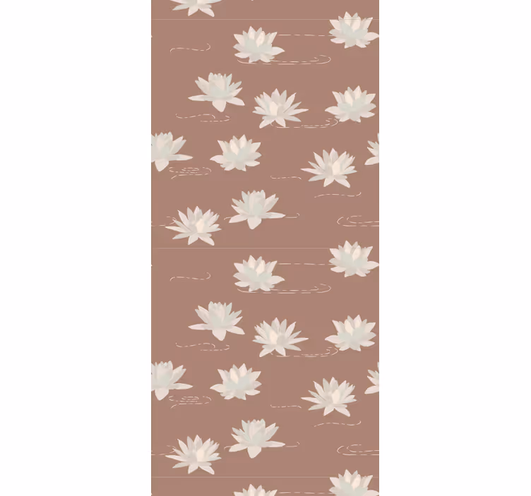 Tapet flori model înflorire de lotus - TenStickers