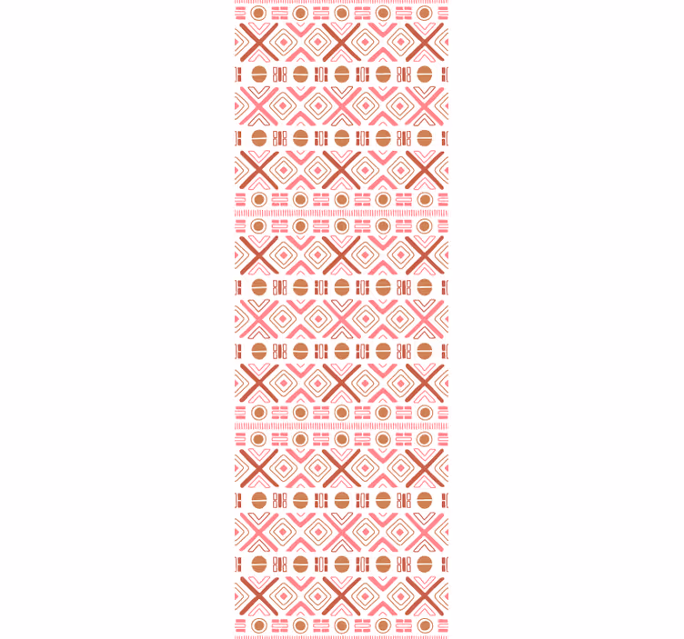Tapet floral modele geometrice decorative - TenStickers