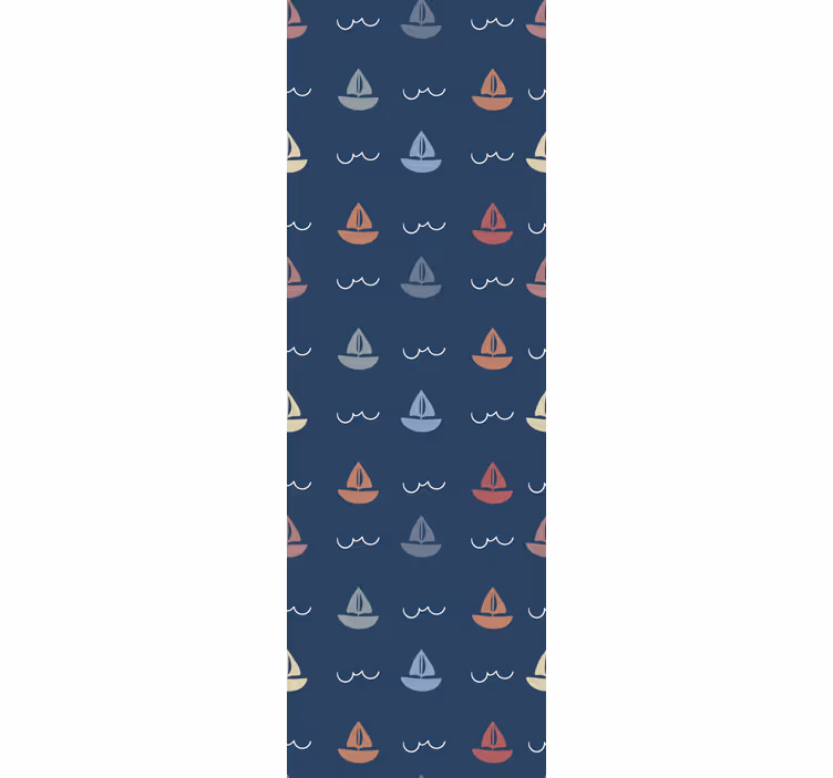 Tapet copii motiv bărci cu vele - TenStickers