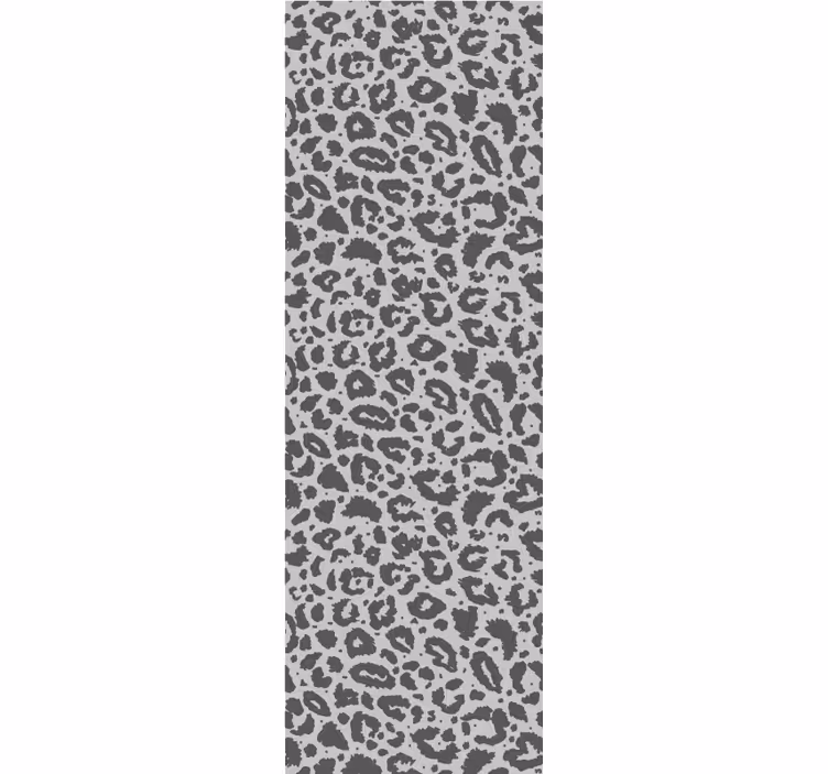 Tapet leopard stil de imprimare gri - TenStickers