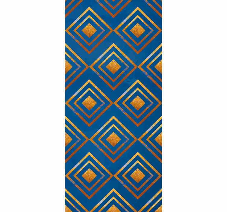 Tapet geometric diamante și linii - TenStickers