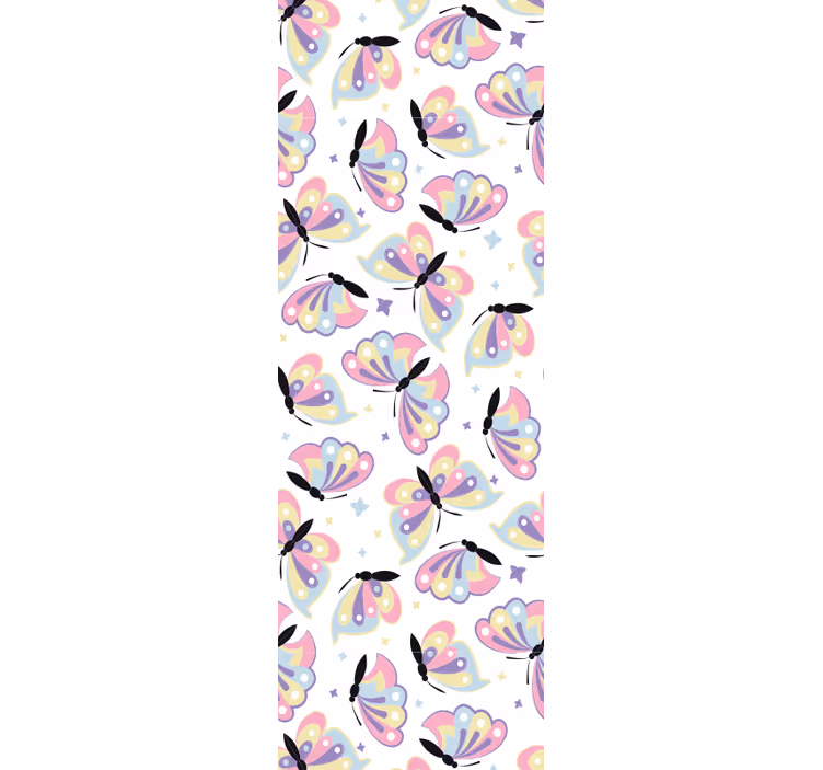 Fluture tapet zboară aripi colorate - TenStickers