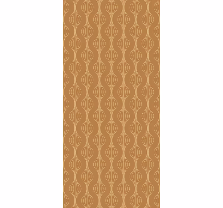 Tapet modern model curbe elegante - TenStickers