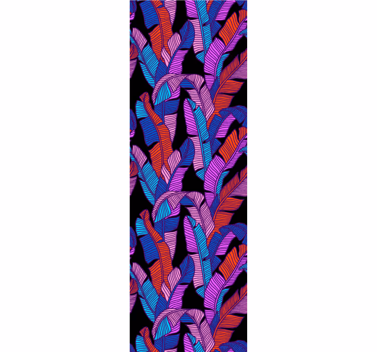 Tapet floral mare motiv vibrant - TenStickers