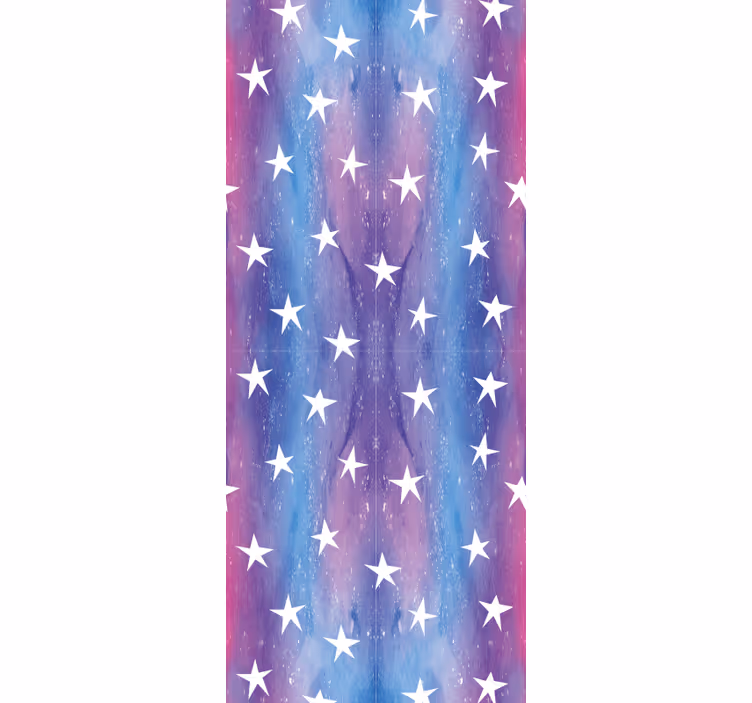 Tapet stele dungi violet și albastre - TenStickers