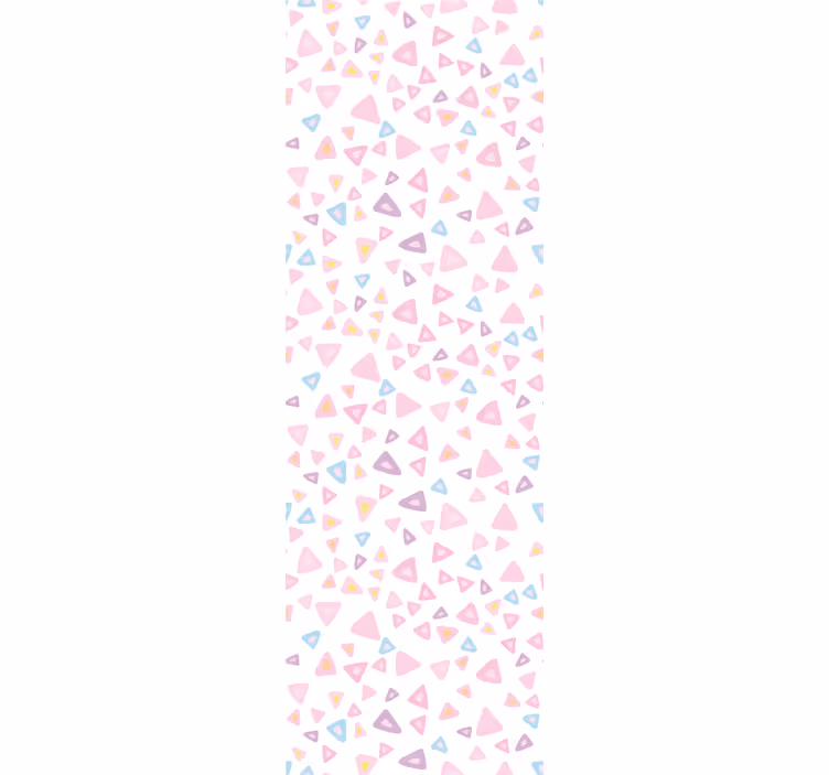 Triunghiuri tapet model triunghi pastel - TenStickers