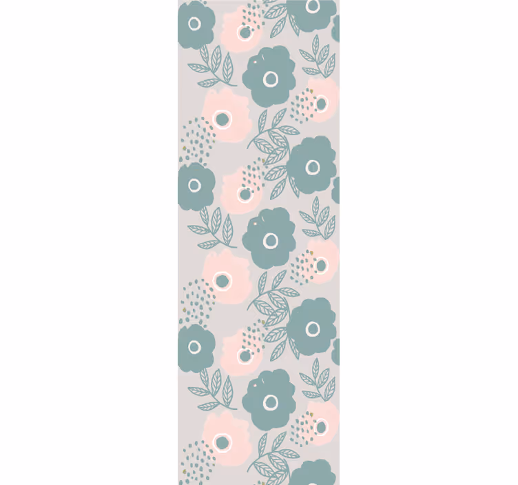 Tapet floral cu modele delicate - TenStickers