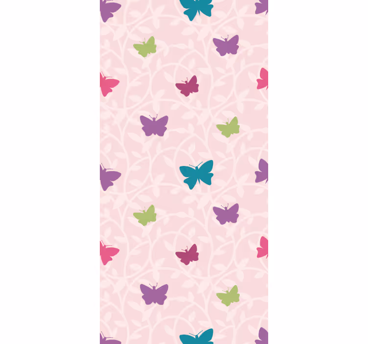 Fluture tapet aripi pline de culoare - TenStickers