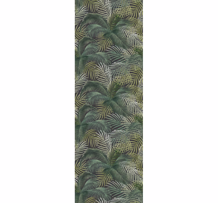 Tapet junglă motiv verde elegant - TenStickers