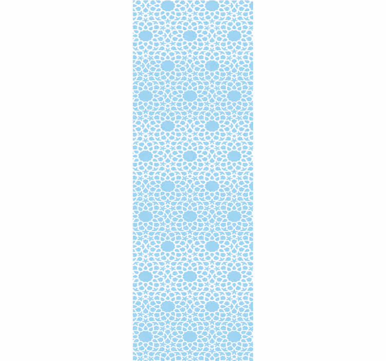 Tapet floral model de cerc înflorit - TenStickers