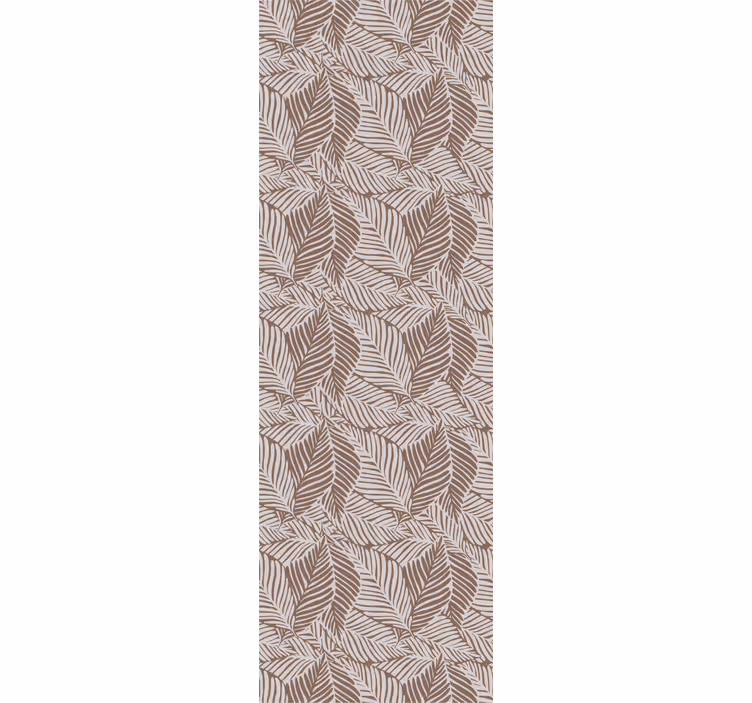 Tapet flori design elegant maro - TenStickers