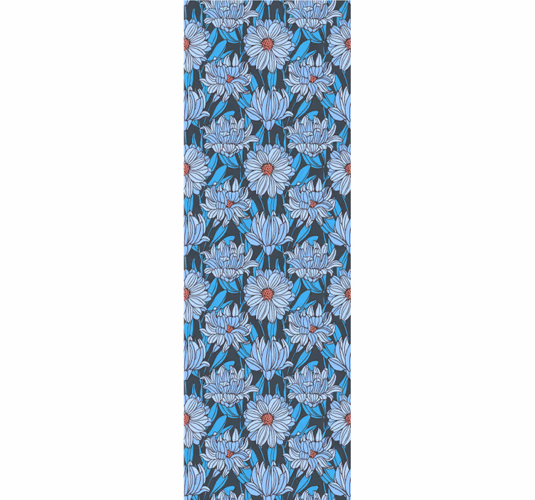 Tapet flori design floral luxuriant - TenStickers