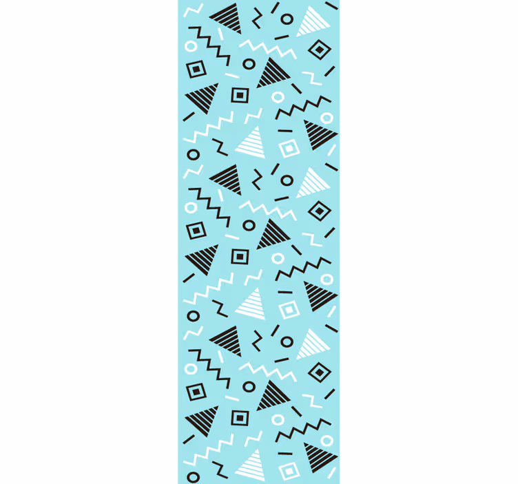 Tapet geometric memphis modern distractiv - TenStickers