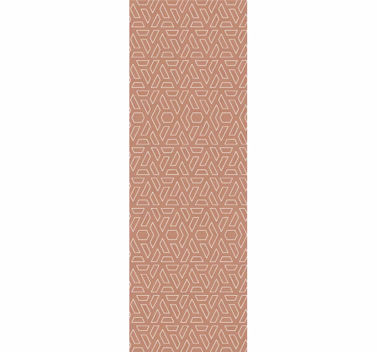 Tapet geometric model de formă abstractă - TenStickers