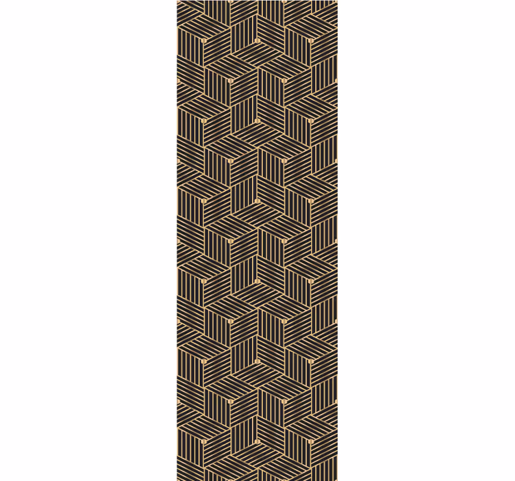 Tapet geometric design model stratificat - TenStickers